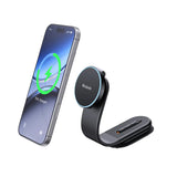 Suport auto Mcdodo Auto holder cu Incarcare Wireless (CH-6290), pentru Bord, 15W, Bendable Design, negru