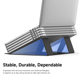 Suport de birou Mcdodo Magnetic Pliabil Stand Napa Series (FS-8020), pentru Laptop/Tablet, 3 Reglabil Angles, 11-16/7-11, negru