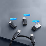 Adaptor Mcdodo Storage Box (WF-1720), USB-C Cable 0.3m, PD60W, USB-C to Micro-USB, Ipusb Adaptor, SIM Eject Pin