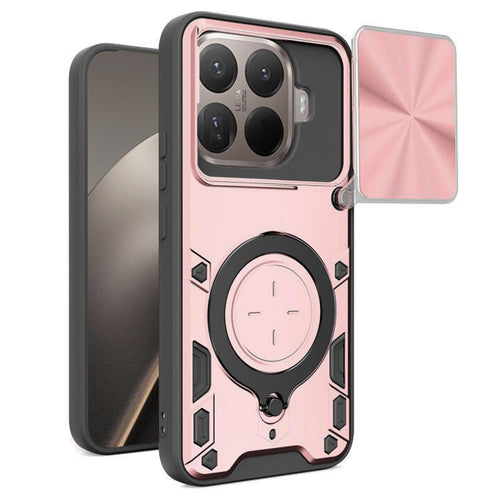 Husa pentru Xiaomi 15T Pro, Techsuit CamGuard Pro, roz auriu