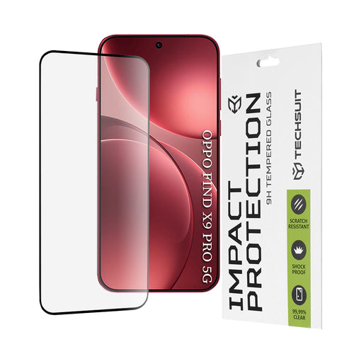Folie de protectie pentru OPPO Find X9 Pro, Techsuit 111D Full Cover / Full Glue Glass