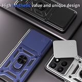 Husa pentru Honor X5c Plus, Techsuit CamShield Series, albastru