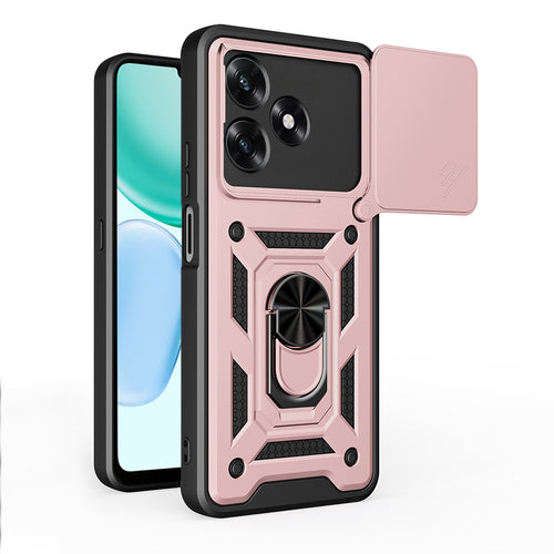 Husa pentru Honor X5c Plus, Techsuit CamShield Series, roz