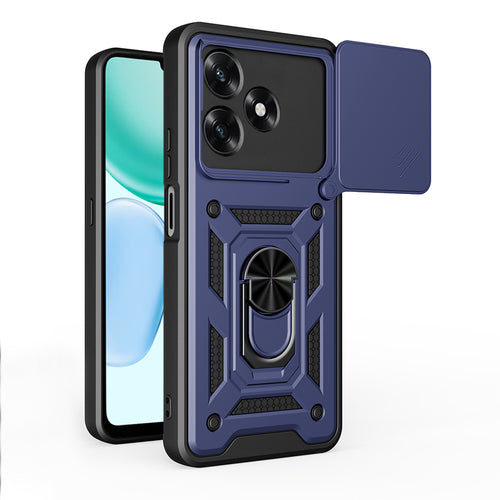 Husa pentru Honor X5c Plus, Techsuit CamShield Series, albastru