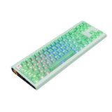 Tastatura Havit Gaming Keyboard (KB896L), USB-C, cu Lumini RGB, 71 Keys, 1.2m, 350mA, 5V, roz