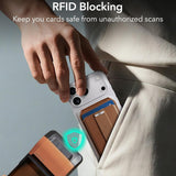 Portofel ESR Geo HaloLock Wallet Stand (2K6091062), maro