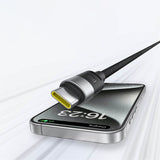 Cablu Baseus de date StarSpeed (P10319900211-00), Incarcare rapida, USB to Micro-USB, Type-C, Lightning, 100W, 1.5m, alb