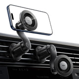 Suport auto cu incarcare wireless ESR OmniLock (2B52301), pentru Grila ventilatie, 360A°, Magnetic, Shock-absorbing Pad, Pro-level Brat, negru