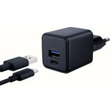 Incarcator retea 3mk Hyper, USB-A, USB-C, GaN Technology, QC4 + PD, 20W, alb