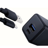 Incarcator retea 3mk Hyper, USB-A, USB-C, GaN Technology, QC4 + PD, 20W, alb