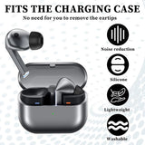 Husa pentru (3 pack) Replacement Ear Tips AirVibe (ET3) -pentru Samsung Galaxy Buds 3 Pro, Premium Silicon S, M, L Sizes, Techsuit, alb