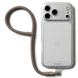 Ringke Universal Holder Hand Strap Link Flow P-Type, Crossbody Lanyard pentru Phone Cases, reglabil, Mocha Mousse
