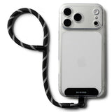 Ringke Universal Holder Hand Strap Link Flow P-Type, Crossbody Lanyard pentru Phone Cases, reglabil, Shade Negru
