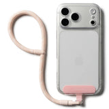Ringke Universal Holder Hand Strap Link Flow P-Type, Crossbody Lanyard pentru Phone Cases, reglabil, Candy Roz