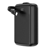 Baterie Externa Acefast (M14-20000), cu Integrat Cable, Type-C, USB, 20000mAh, 38.5Wh, PD22.5W, Afisaj LED, Negru