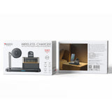Incarcator wireless Yesido (DS37), Incarcare rapida, pentru iPhone, AirPods, Earbuds, Soft Night Light, 25W, negru