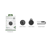 Dispozitiv anti-pierdere Acefast Smart Tracker (S1), Compatible cu Apple Find My (iOS Only), Bluetooth, 230mAh, negru
