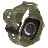 Curea pentru Apple Watch 10 46mm, Spigen Rugged Armor Pro V2 (ACS10507), kaki