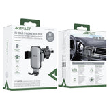 Suport auto Acefast Gravity (D38), pentru Grila ventilatie, Stable Gravity Grip, Reglabil, Non-Slip, Universal, gri