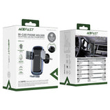 Suport auto Acefast cu Incarcare Wireless (D39), pentru Grila ventilatie, cu Solar Panel, Baterie, Automatic Arms, negru