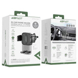 Suport auto Acefast (D25), pentru Grila ventilatie, Rotatie libera, Reglabil Angle, Clip blocare sigur, pentru 4.5, negru