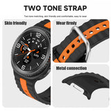 Curea pentru Samsung Galaxy Watch8 40mm, Techsuit Watchband (W078), verde inchis
