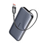 Baterie externa Mcdodo MetaFree Series (MC-5920), Integrat USB-C, 10000mAh, 45W, Afisaj digital, gri