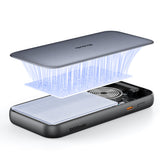 Baterie externa Mcdodo MetaFree Series (MC-5920), Integrat USB-C, 10000mAh, 45W, Afisaj digital, gri