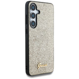 Husa pentru Samsung Galaxy S24, Guess Glitter Script (GUHCS24SHGGSHD), auriu