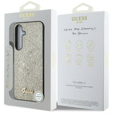 Husa pentru Samsung Galaxy S24, Guess Glitter Script (GUHCS24SHGGSHD), auriu