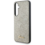 Husa pentru Samsung Galaxy S24, Guess Glitter Script (GUHCS24SHGGSHD), auriu