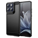 Husa pentru Motorola Edge 70, Techsuit Carbon Silicone, albastru
