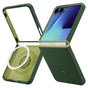 Husa pentru Samsung Galaxy Z Flip7, Spigen Caseology Nano Pop MagSafe (ACS11159), verde