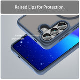 Husa pentru Samsung Galaxy S26, Techsuit HaloFrost II MagSafe, bleumarin