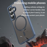 Husa pentru Samsung Galaxy S26, Techsuit HaloFrost II MagSafe, bleumarin