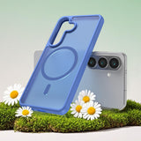 Husa pentru Samsung Galaxy S26, Techsuit HaloFrost II MagSafe, albastru