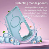 Husa pentru Samsung Galaxy S26 Ultra, Techsuit HaloFrost II MagSafe, verde menta
