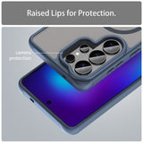 Husa pentru Samsung Galaxy S26 Ultra, Techsuit HaloFrost II MagSafe, bleumarin