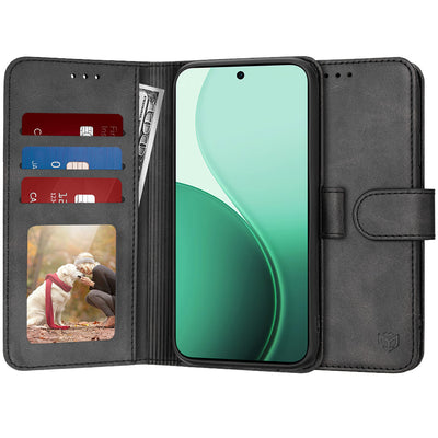 Husa pentru OPPO Reno14, Techsuit Diary Book, negru