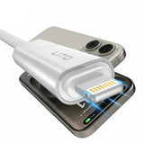 Cablu Lito de date Magnetic 4in1 (LD21), 5A High Current, 100W Incarcare rapida, Magnetic Design, Integrat Smart Chip, alb