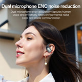Casti wireless Yesido (YSP26), cu Bluetooth V5.4, LCD, Open-ear Design, 14.2mm Difuzor, 500mAh, negru
