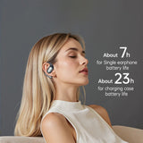 Casti wireless Yesido (YSP26), cu Bluetooth V5.4, LCD, Open-ear Design, 14.2mm Difuzor, 500mAh, negru