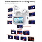 Casti wireless Yesido (TWS29), cu LCD Screen, TWS, Microfon, Bluetooth, In-ear, 360mAh, alb