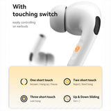 Casti wireless Yesido (TWS29), cu LCD Screen, TWS, Microfon, Bluetooth, In-ear, 360mAh, alb