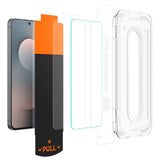 Folie de protectie pentru Samsung Galaxy S25 FE, Spigen (2 pack) Glas.tR EZ-FIT Pro HD (AGL10202)