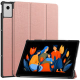 Husa tableta pentru Lenovo Idea Tab Plus 12.1, Techsuit FoldPro, roz