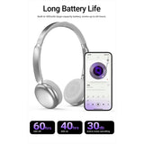 Casti wireless Acefast Wireless Headset (H8), Type-C, Bluetooth 5.4, ANC Mode, Hybrid Reducere zgomot, 500mAh, Professional HiFi, argintiu