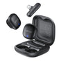 Microfon Acefast Microfoane lavaliera wireless (R1), Lightning, HD 360°Sound, AI Reducere zgomot, 750mAh, Ultra-low Latency, negru