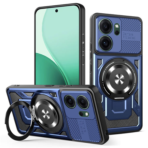Husa pentru OPPO Reno14 FS 5G, Techsuit RuggedCam, albastru