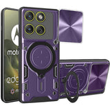 Husa pentru Motorola Edge 70, Techsuit CamGuard Pro, albastru